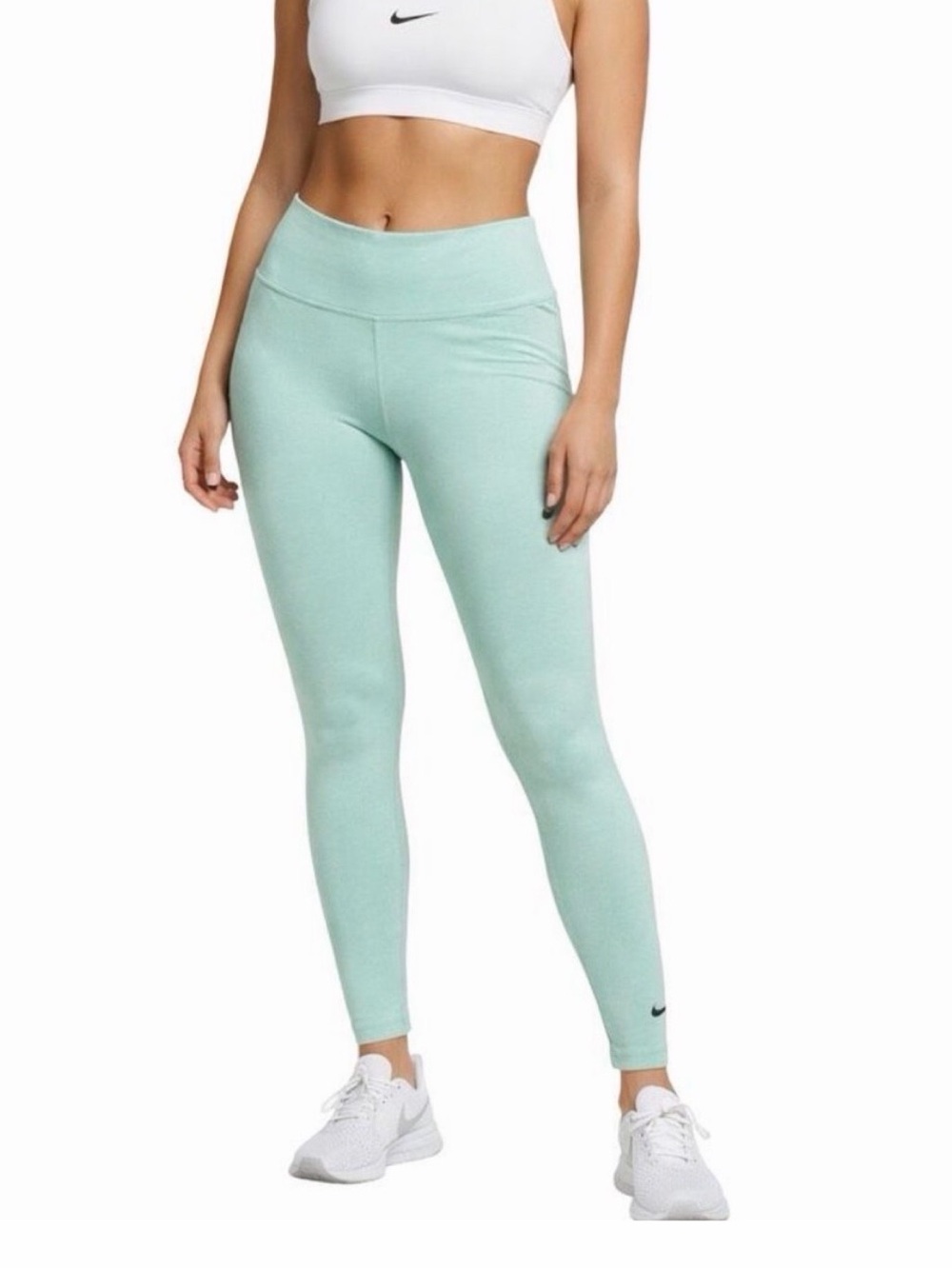 Nike One DriFit Mid-Rise Full Length Tight Fit Leggings - Size Large